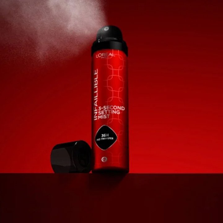 Foto produk L’Oréal Paris Infaillible 3-second setting spray yang bagus
