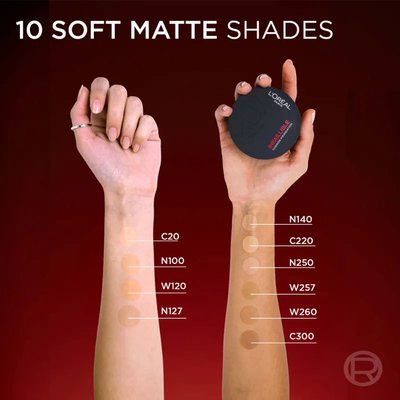 INF Cushion Foundation Shade Based On Skintone