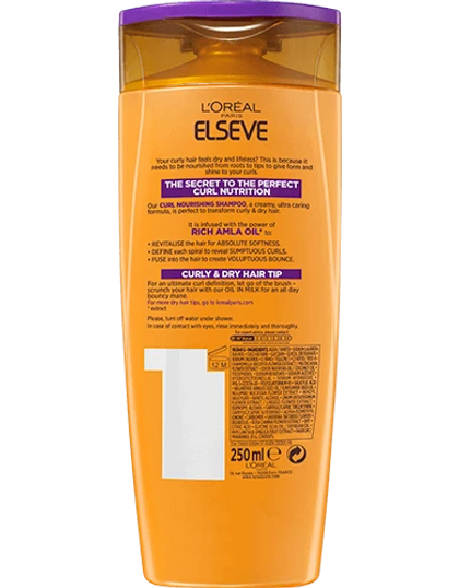 Haircare Shampoo Elseve Curl Packshot Back