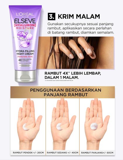 Hyaluron MoistureHairHydraFilling NightCream T5