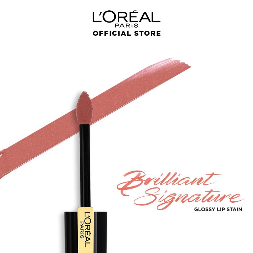 Brilliant Signature Glossy Lip Stain 318 Be Wild L'Oreal Paris