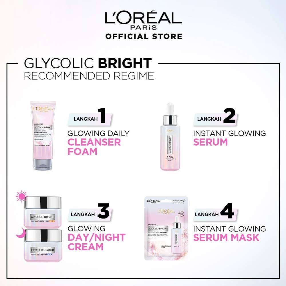 Glycolic Bright Instant Glowing Face Serum L'Oreal Paris