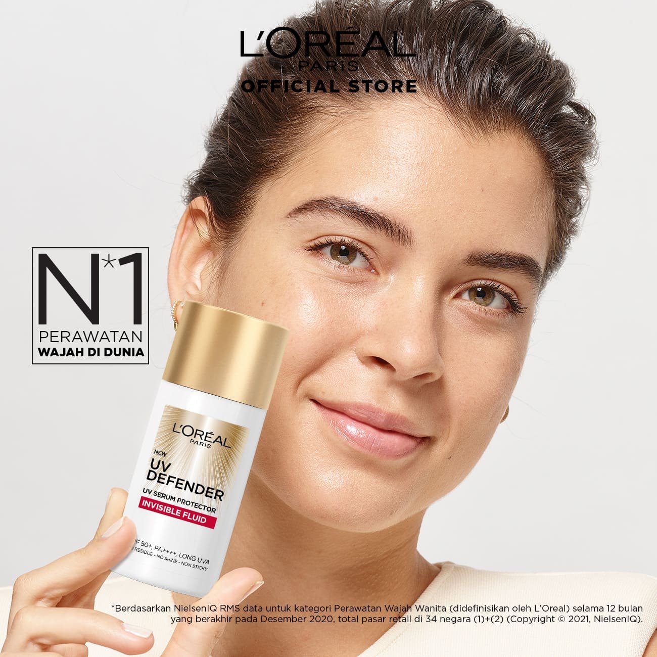 UV Defender Invisible Fluid Sunscreen SPF50+ PA++++